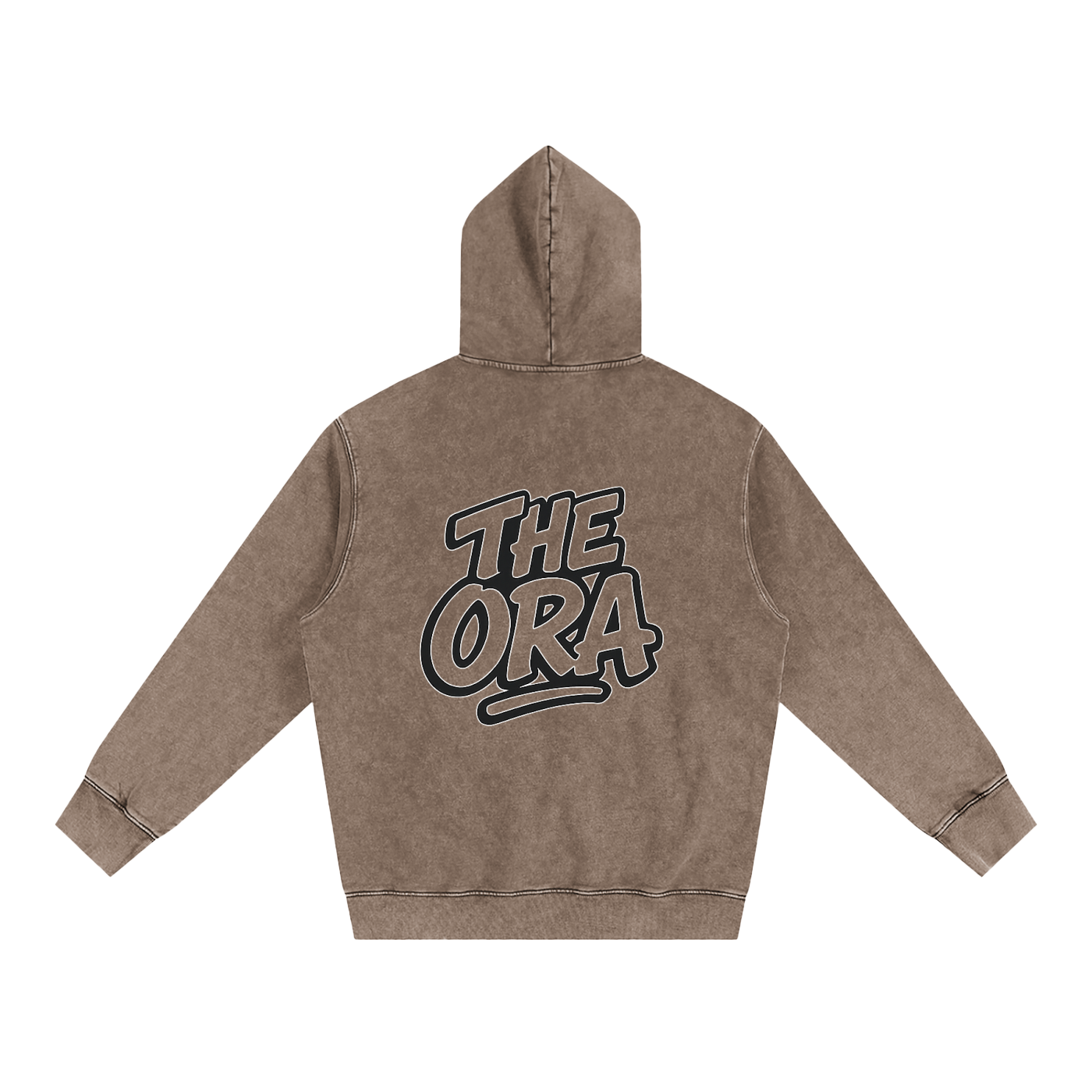 Heavyweight Pure Cotton Classic Snow Washed Hoodie