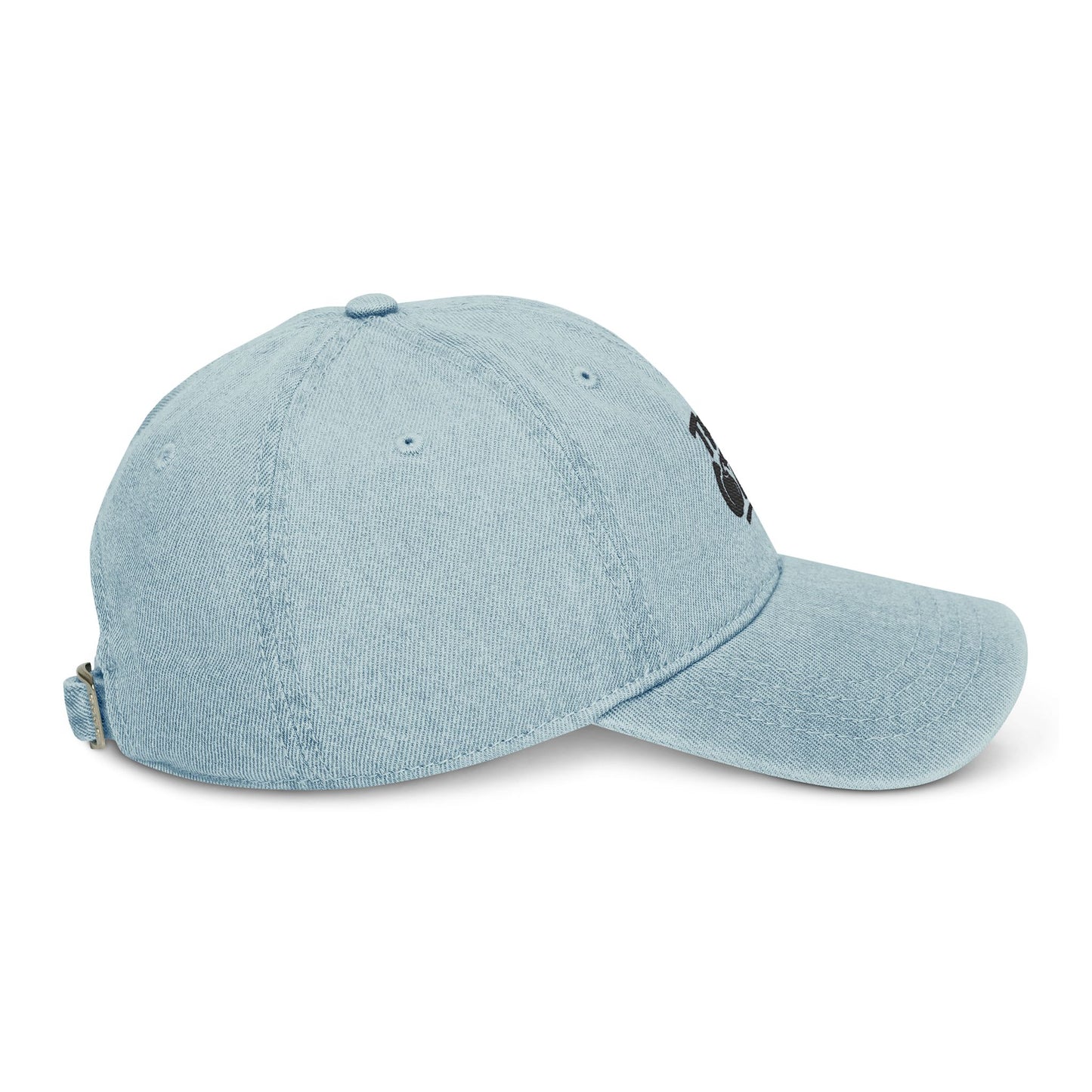 Stylish Embroidered Denim Hat