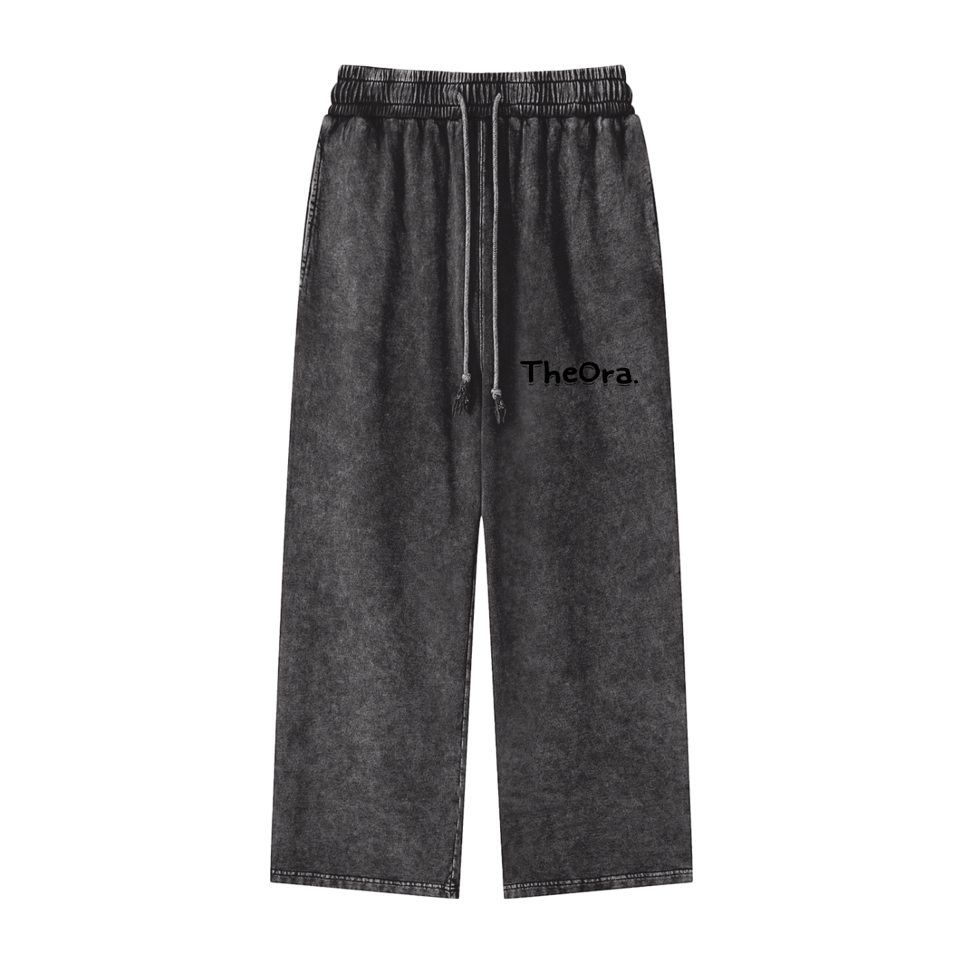 Acid Wash Straight Leg Pants