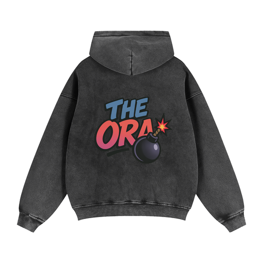 Zip-Through Boxy Fleece Hoodie