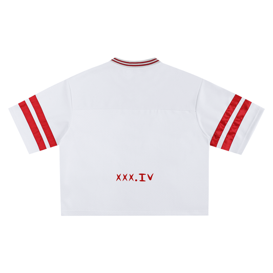 Taped Mesh Boxy T-shirt